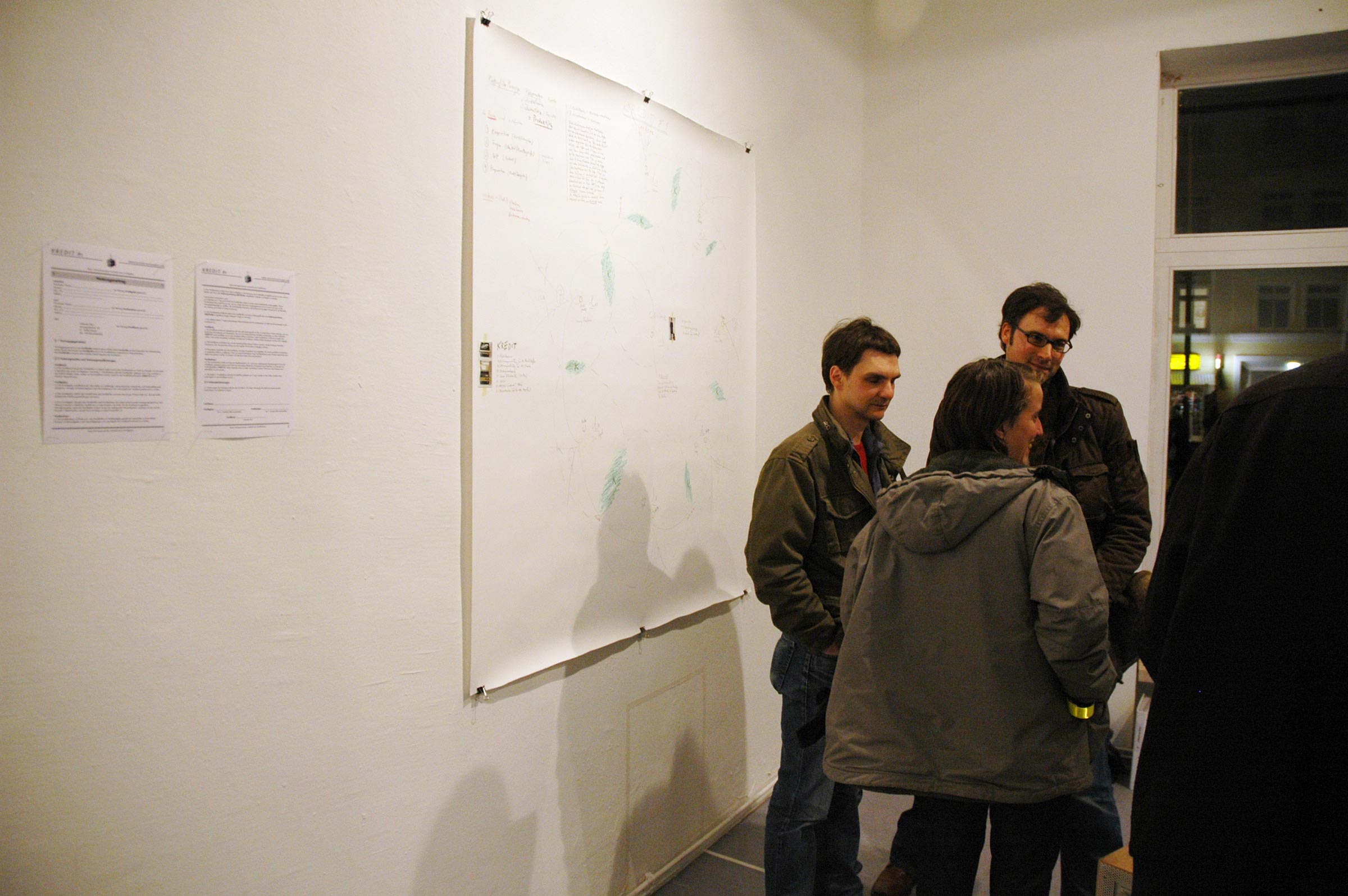 Johannes Burr: KREDIT #1-2 // Ausstellung bei arttransponder, Berlin 2007