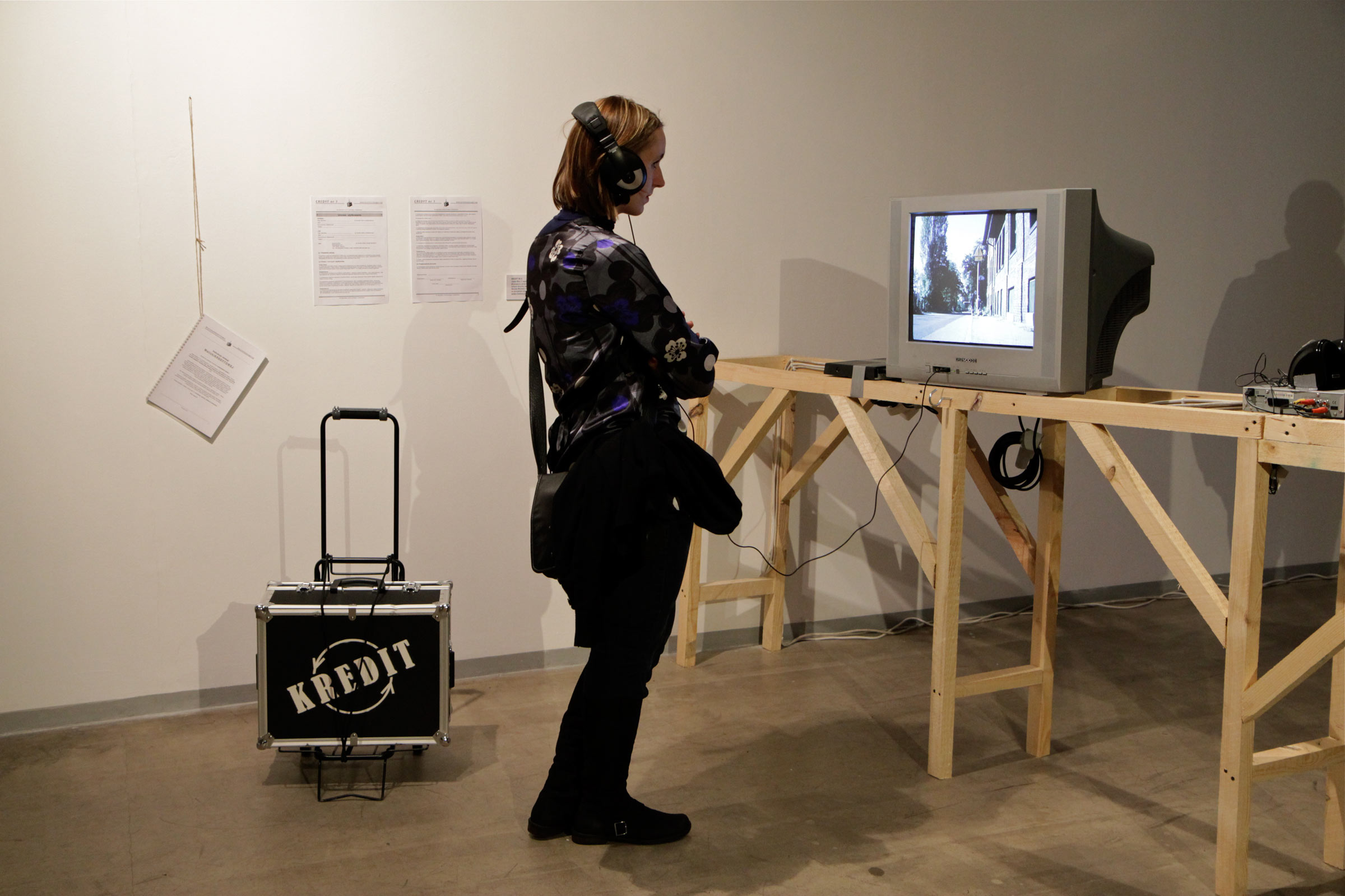 Johannes Burr: KREDYT Nr 6 // Ausstellung im Zentrum für Gegenwartskunst CSW Kronika, Bytom 2010