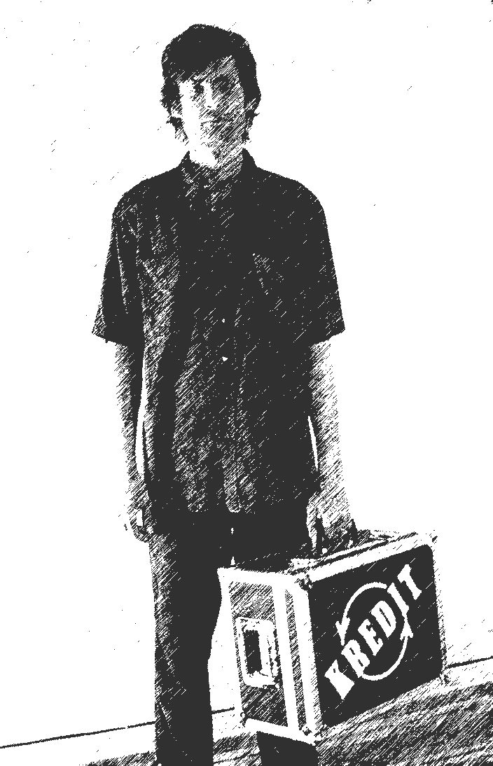 Abbildung: „Kreditbank“ und Initiator des Projekts: Johannes Burr